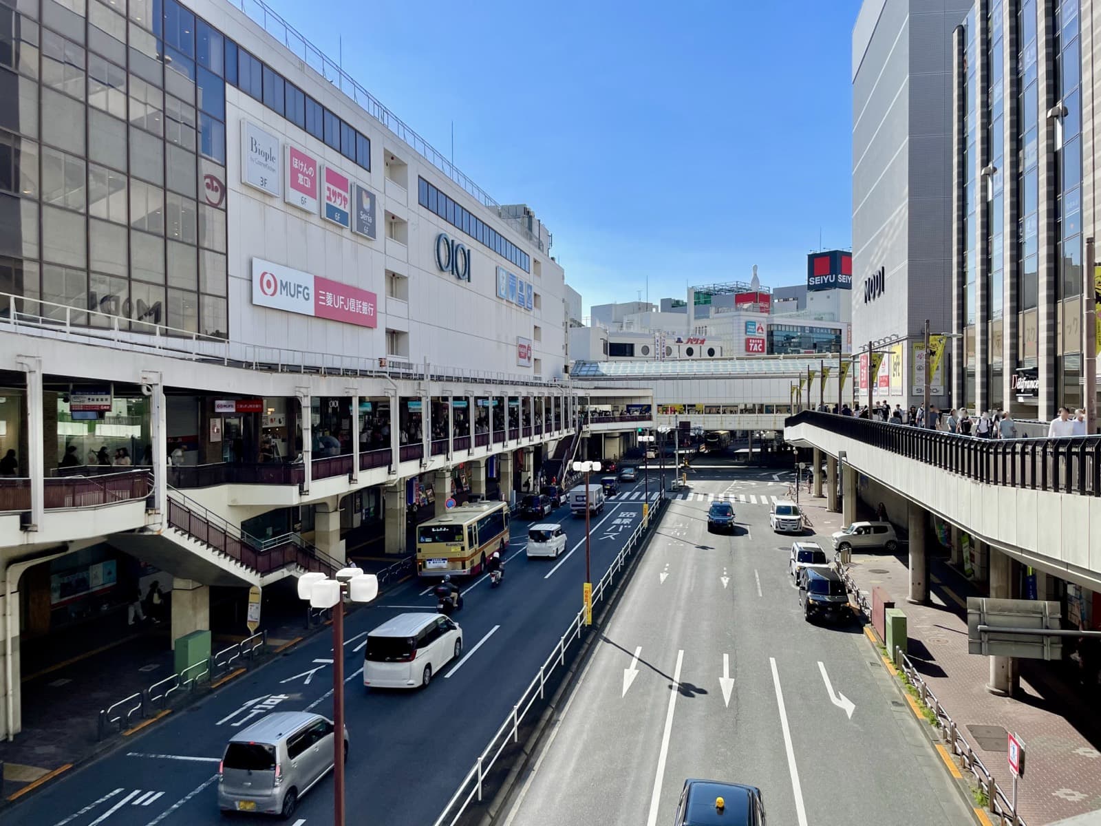 町田駅前の風景